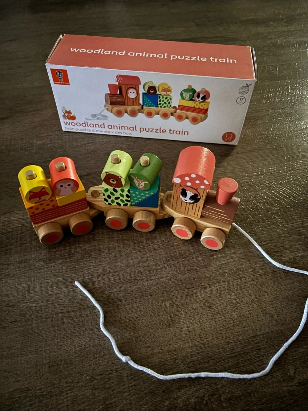 Woodland Animal Puzzle Train